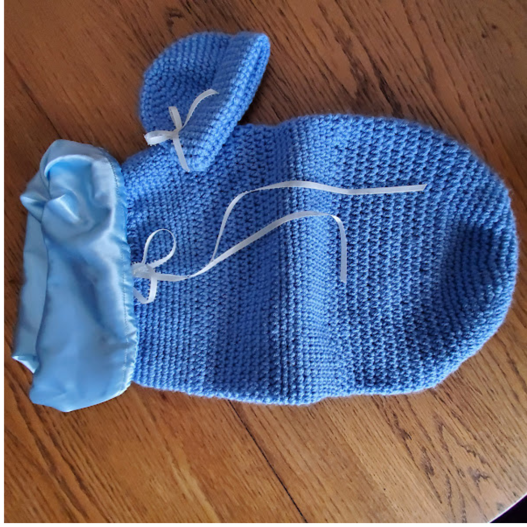 Handmade Baby Wrap with Satin Lining – An Heirloom Gift for Newborns