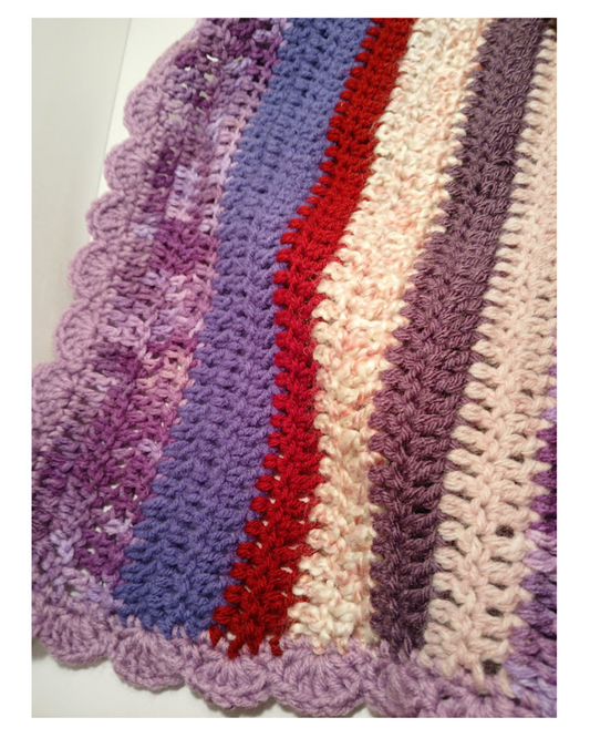 Sofa Throw: Celebration of Color. Gift a Handmade Heirloom & Leave a Legacy. Be remembered for generations. Soft Alpaca Wool Polyester blend
