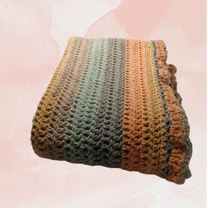 Pastel Hug Baby Blanket – Handmade Heirloom Security Blanket
