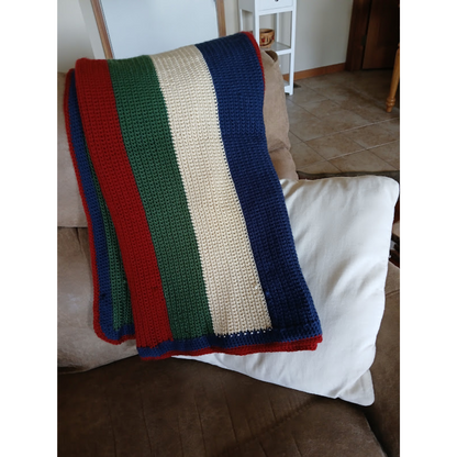 Hand Crochet Blanket. Gift an Heirloom and Give a Legacy.  Your gift will be remembered for generations. Twin size