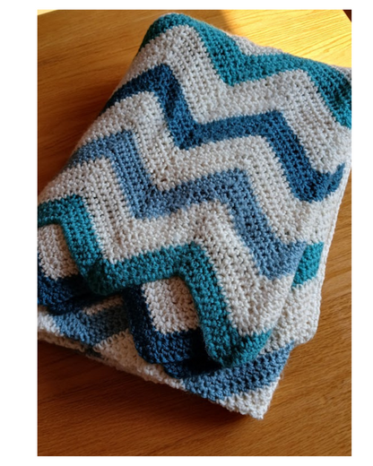 Ocean Waves Handmade Crochet Throw, Give a Legacy-Gift an Heirloom, Soft Alpaca Wool Polyester Blend. Sold Out? Request Similar-Custom Order