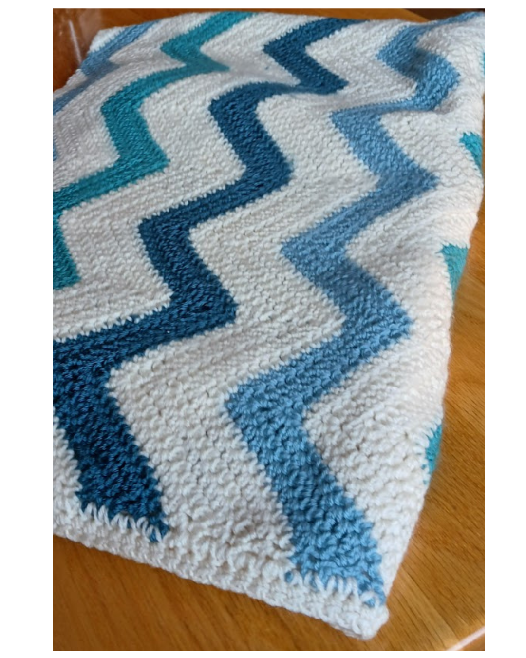 Ocean Waves Handmade Crochet Throw, Give a Legacy-Gift an Heirloom, Soft Alpaca Wool Polyester Blend. Sold Out? Request Similar-Custom Order